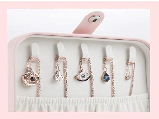 Jewelery Organizer, PU Leather Jewelry Organizer for Women, Portable Jewelery